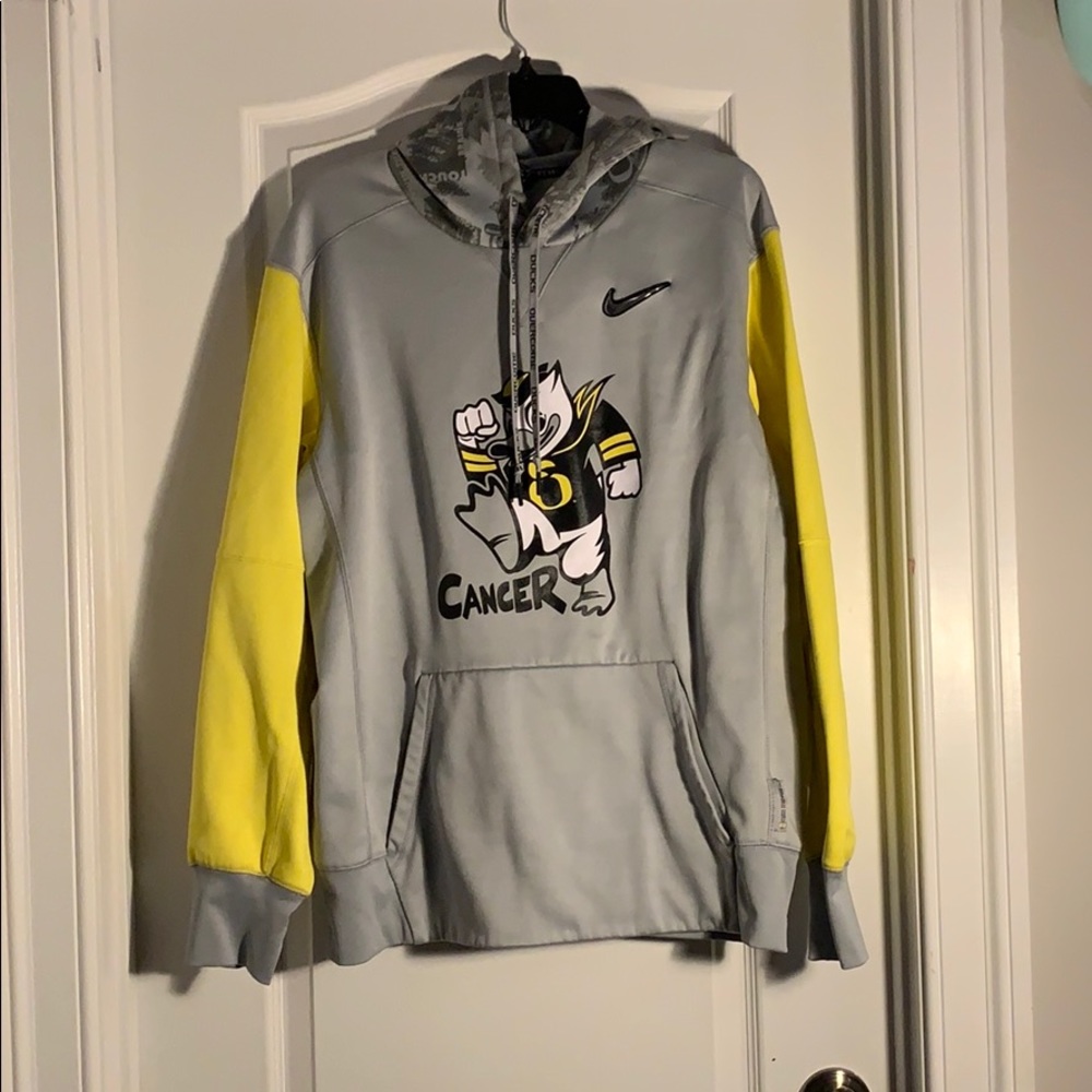 Nike Oregon Stomp Out Cancer Hoodie L